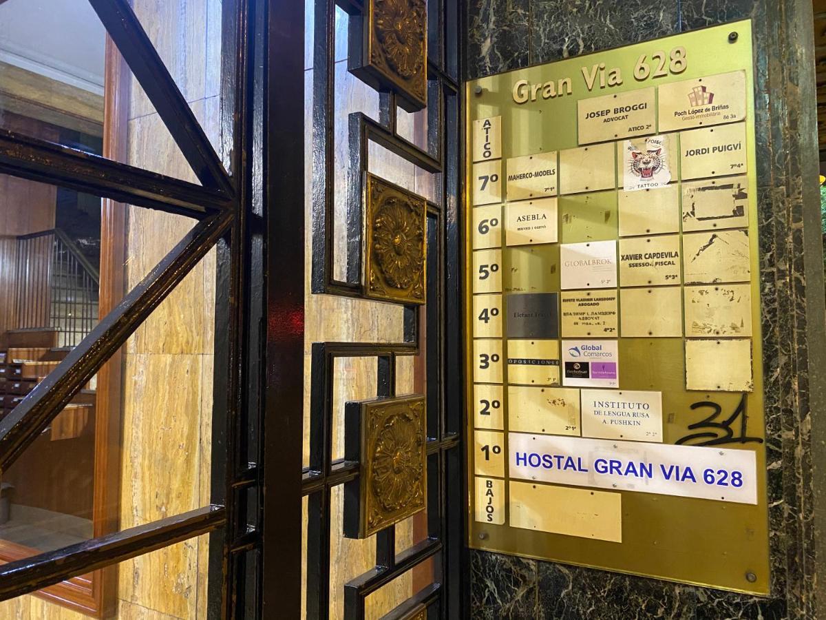Hostal Granvia 628 Barcellona Esterno foto