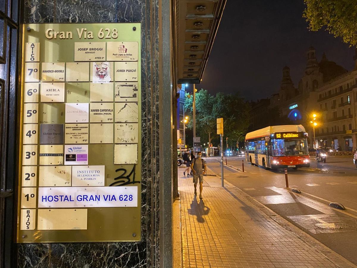 Hostal Granvia 628 Barcellona Esterno foto